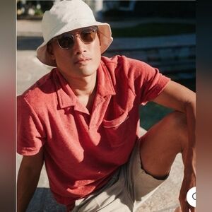 Marine Layer ML Terry Out Polo